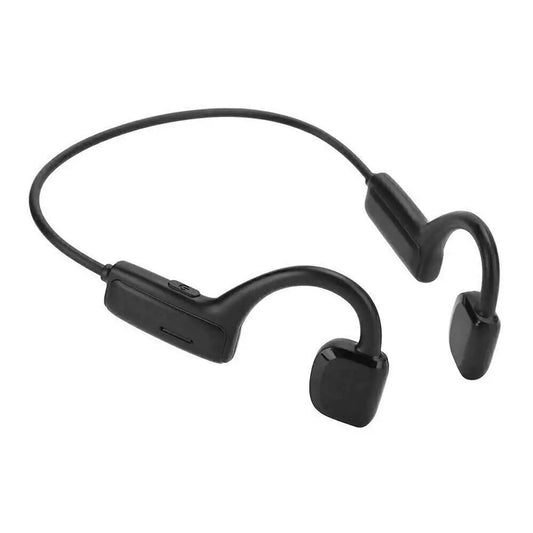 Bone Conduction Headphones Premium Open-Ear Wireless Bluetooth Sport Headphones with Microphones, Sweatproof Waterproof Wireless Earphones for Running, Gym, Hiking, Cycling